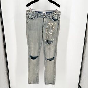 Paige Jimmy Jimmy Skinny Jean with Pearl embellishment
